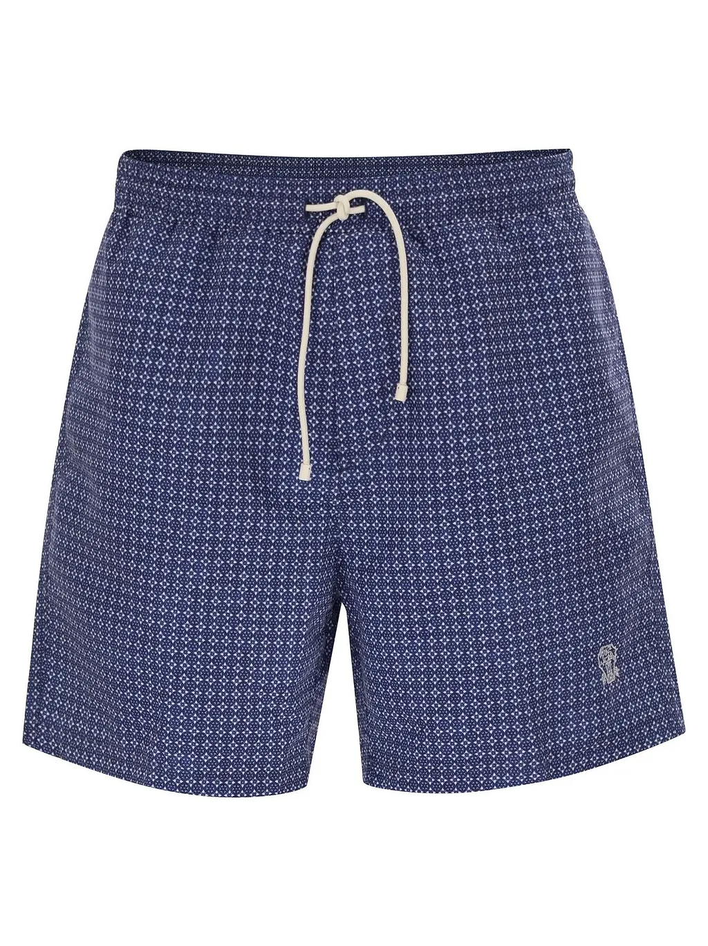 Brunello Cucinelli Allover Printed Drawstring Swim Shorts