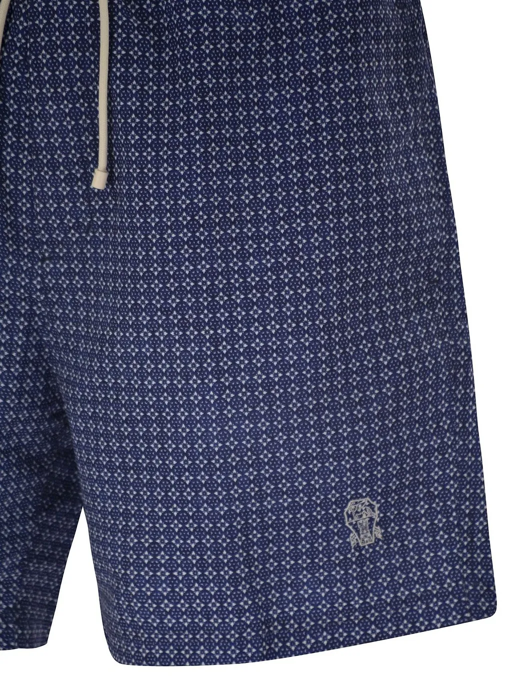 Brunello Cucinelli Allover Printed Drawstring Swim Shorts