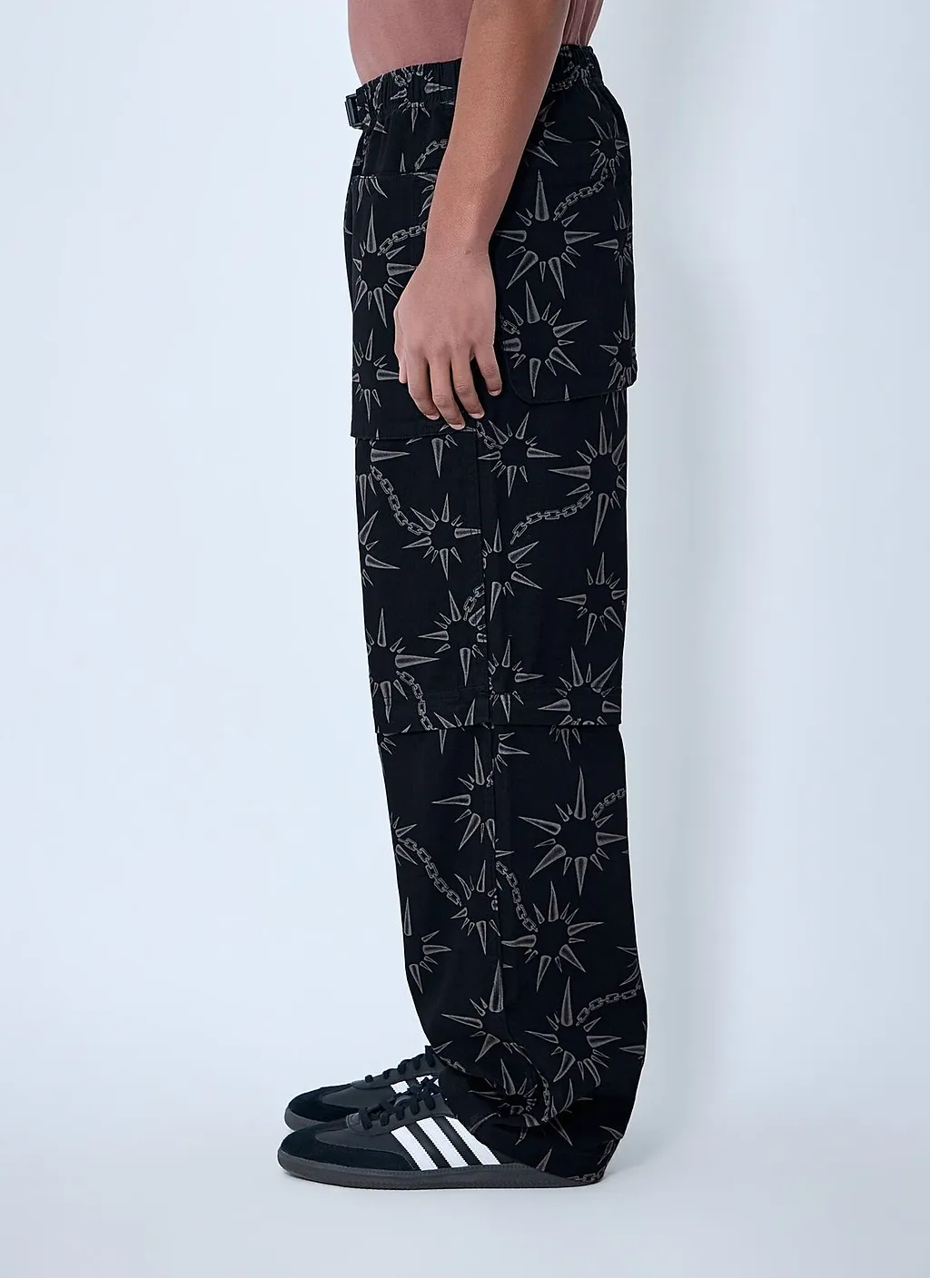 Brain Dead Printed Wide-Leg Pants