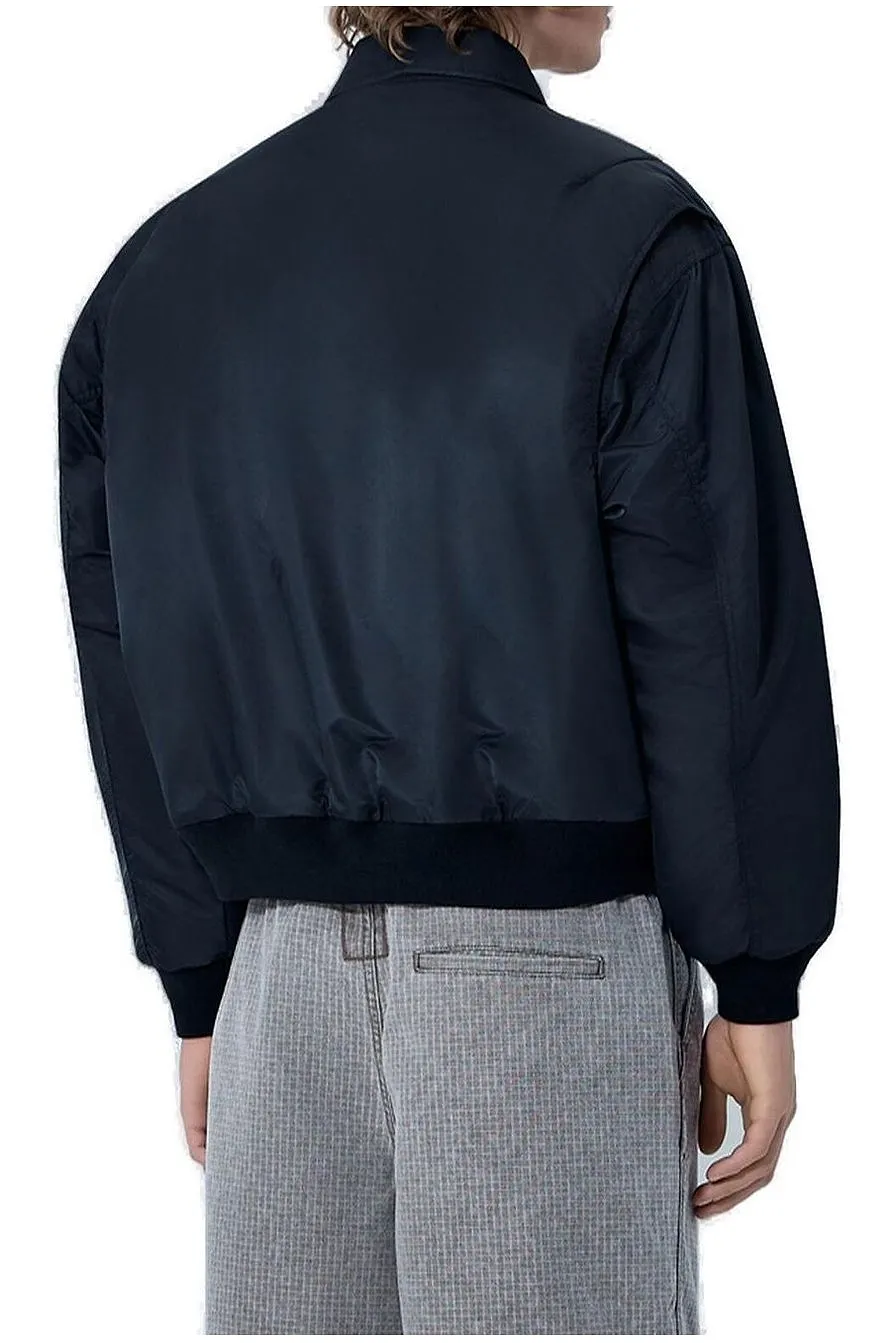 Brain Dead Zip-Front Bomber Jacket