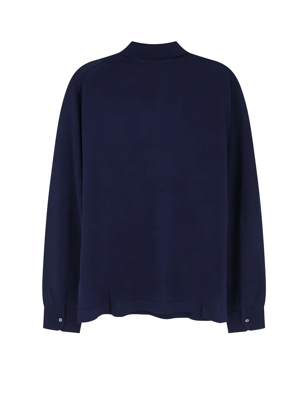Bramani Cashmere Long-Sleeve Polo Shirt