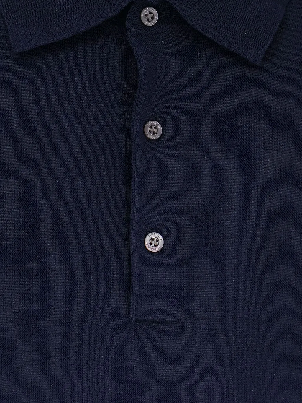 Bramani Cashmere Long-Sleeve Polo Shirt