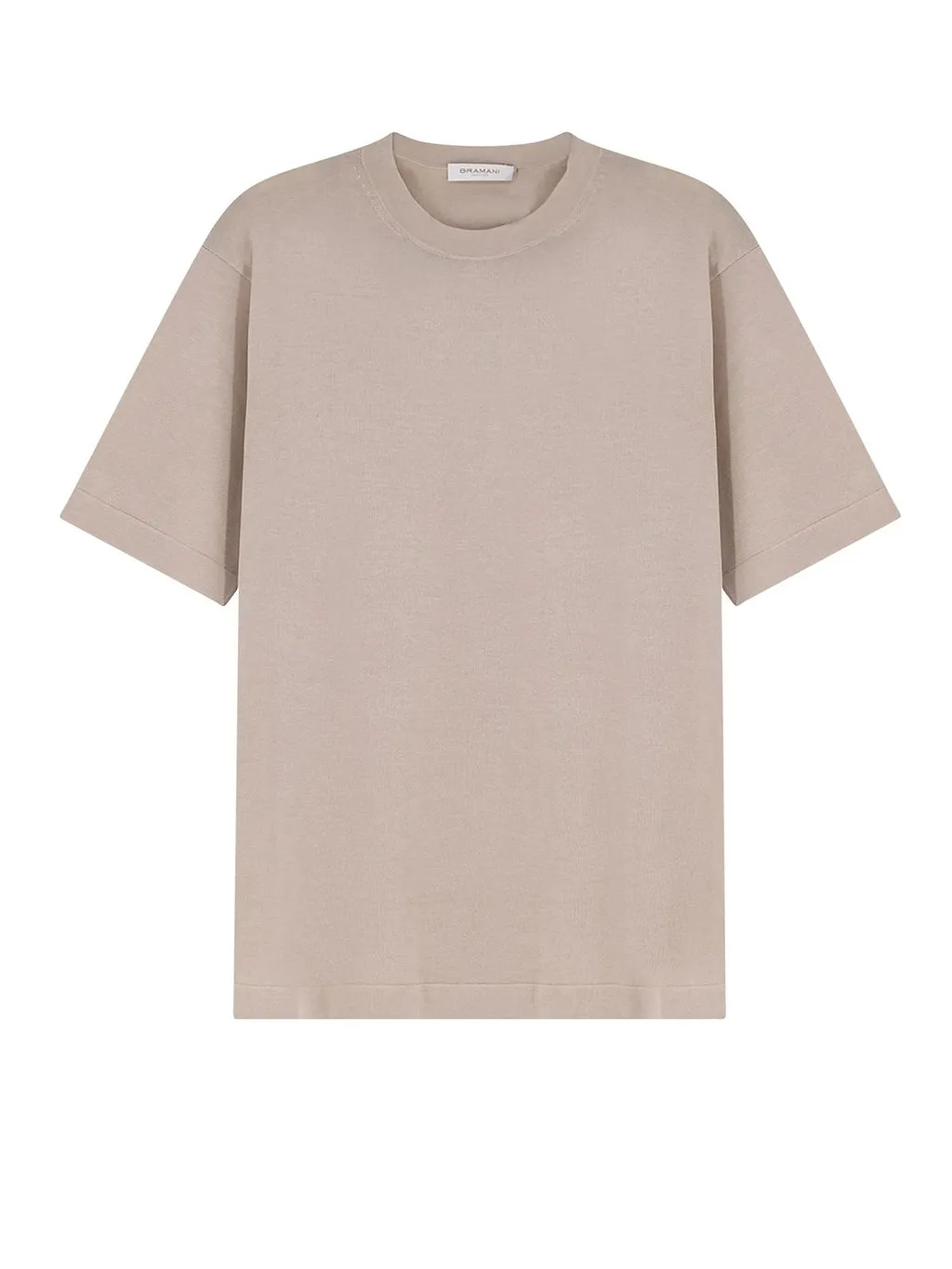 Bramani Cashmere Short-Sleeve Crew-Neck T-Shirt