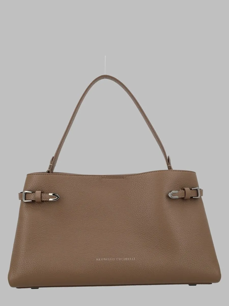 Brunello Cucinelli Buckle Detail Shoulder Bag