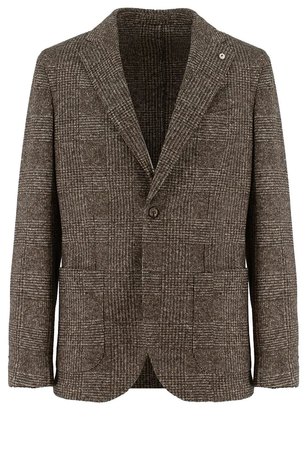 Brando Checked Single-Breasted Blazer