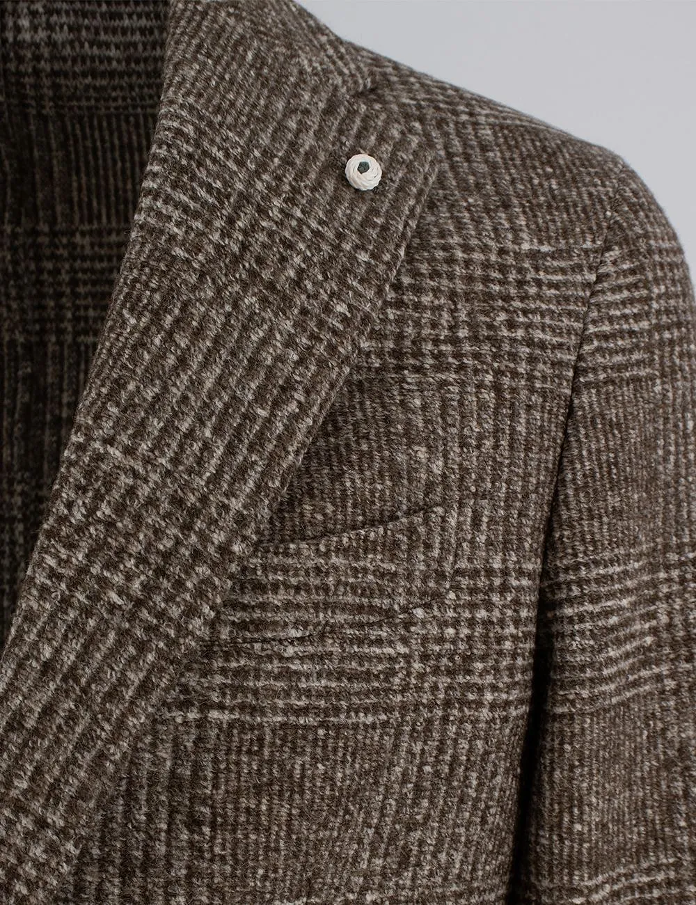 Brando Checked Single-Breasted Blazer