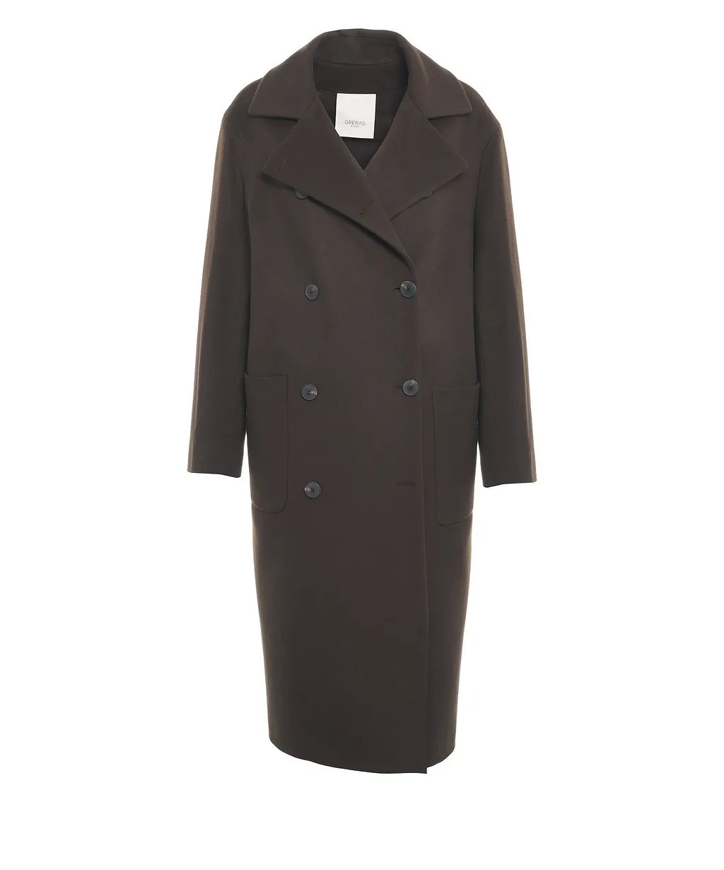 Breras Double Breasted Long Coat