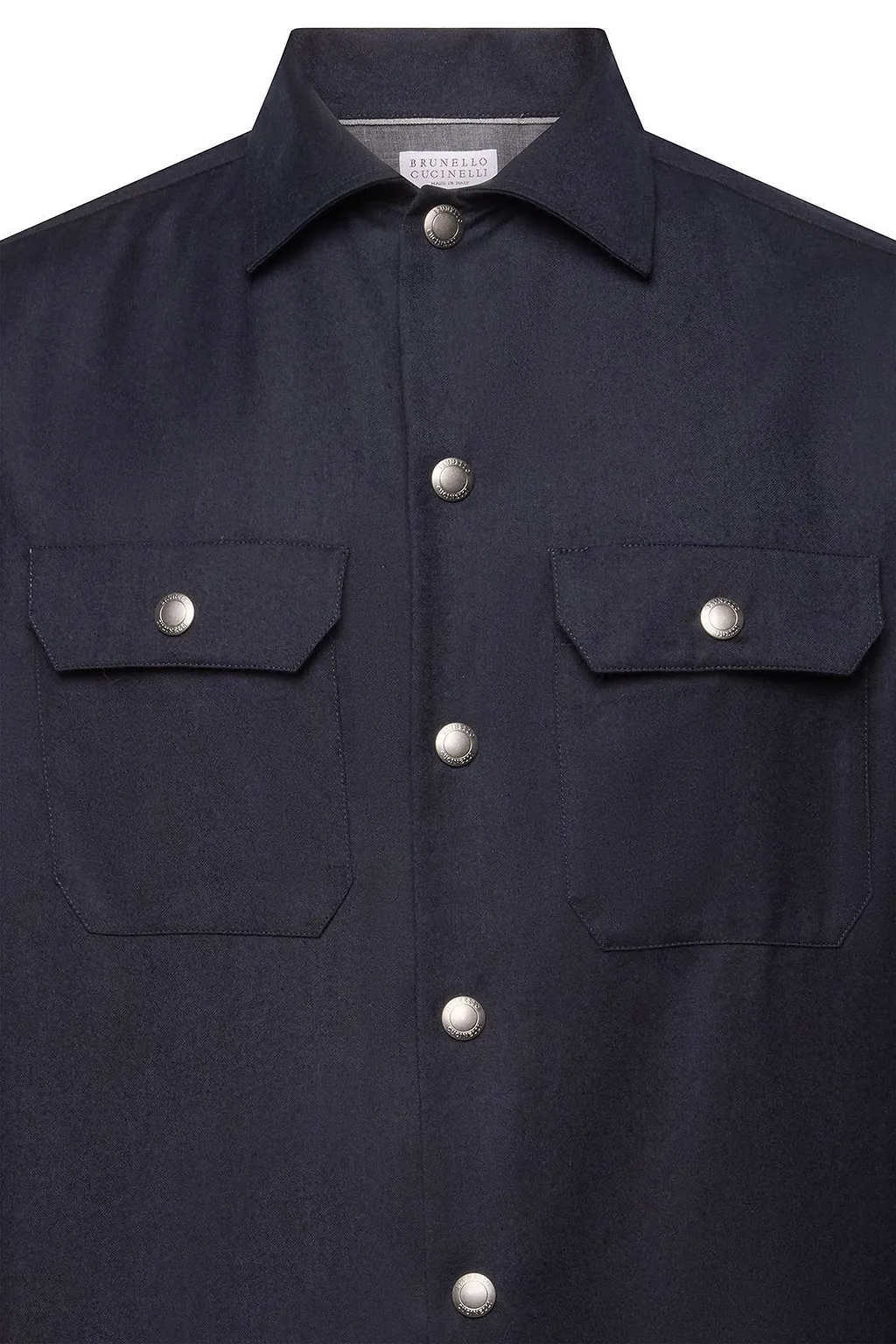 Brunello Cucinelli Long Sleeved Buttoned Overshirt