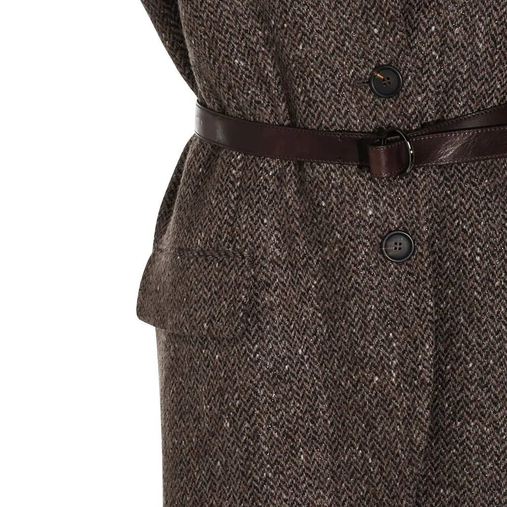 Brunello Cucinelli Chevron Belted Vest