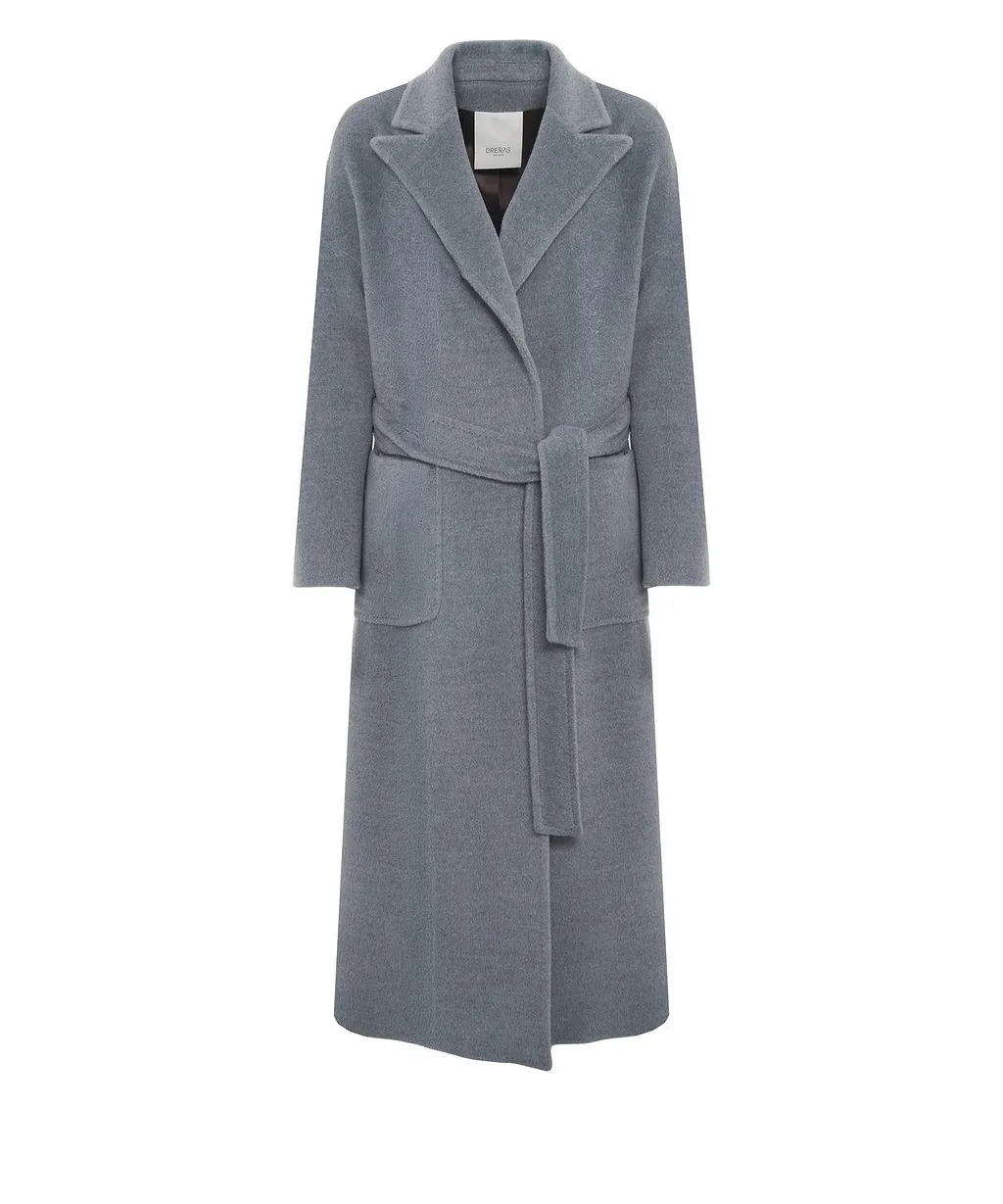 Breras V-Neck Belted Coat