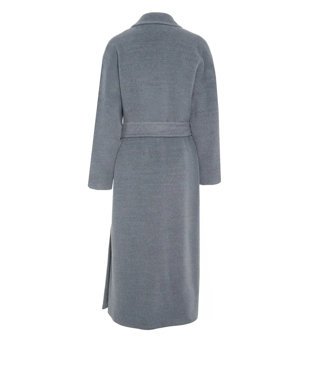 Breras V-Neck Belted Coat