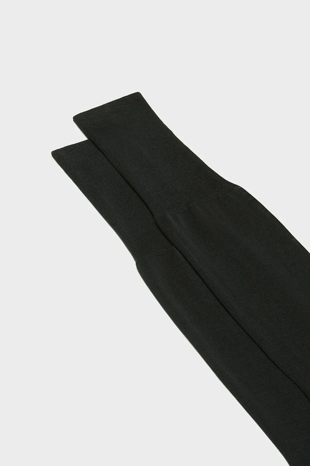 Bresciani Flat Knit Long Socks