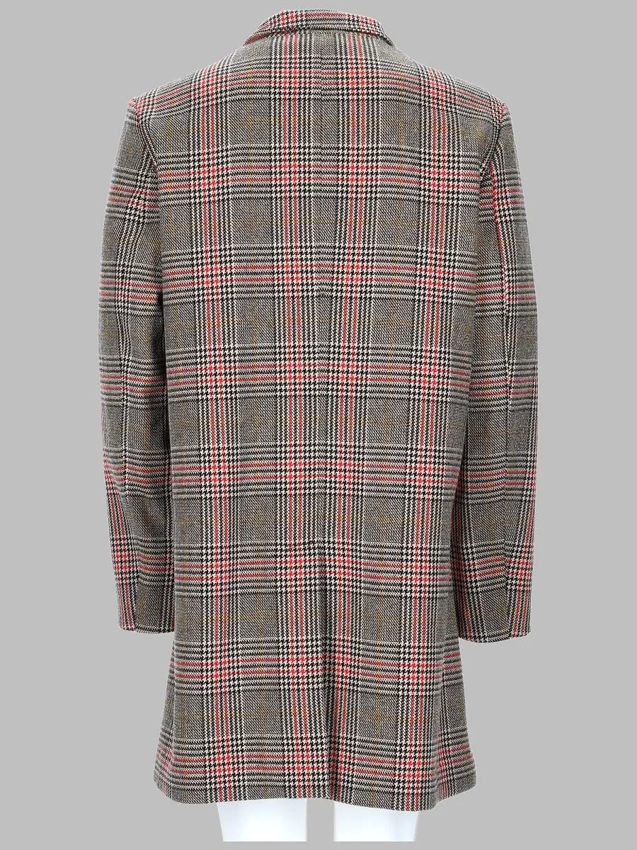Brian Dales Checked Single-Breasted Coat