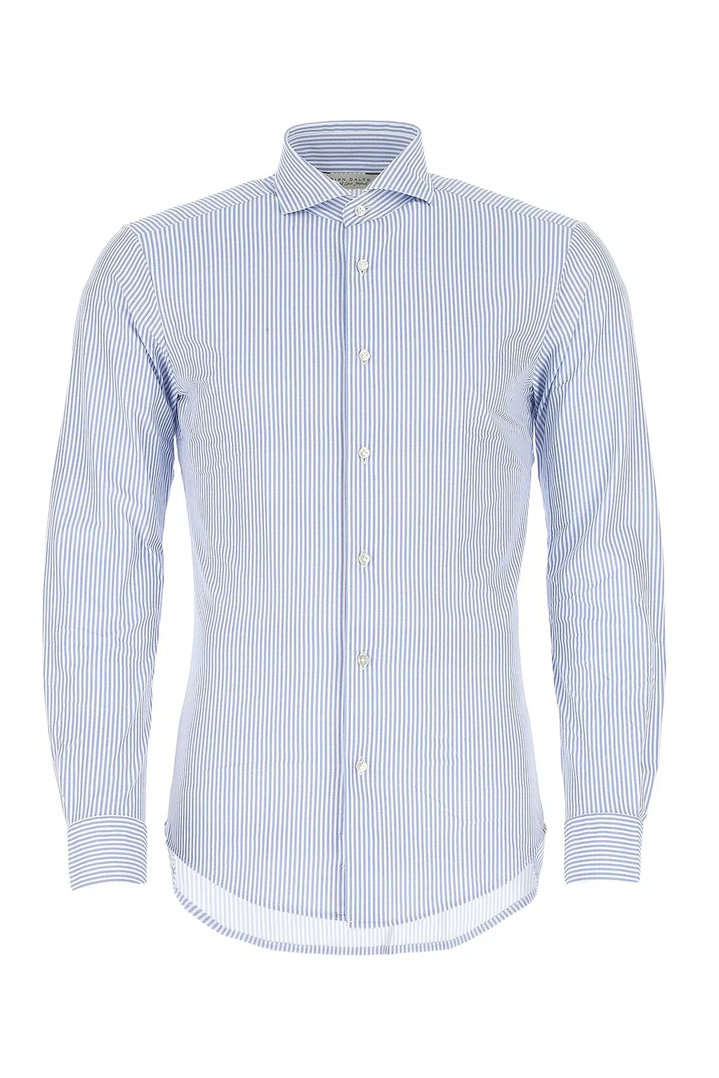 Brian Dales Long Sleeved Striped Buttoned Shirt