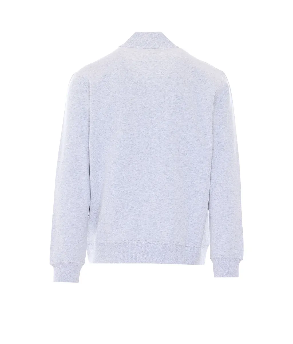 Brunello Cucinelli Crewneck Zip-Up Sweatshirt