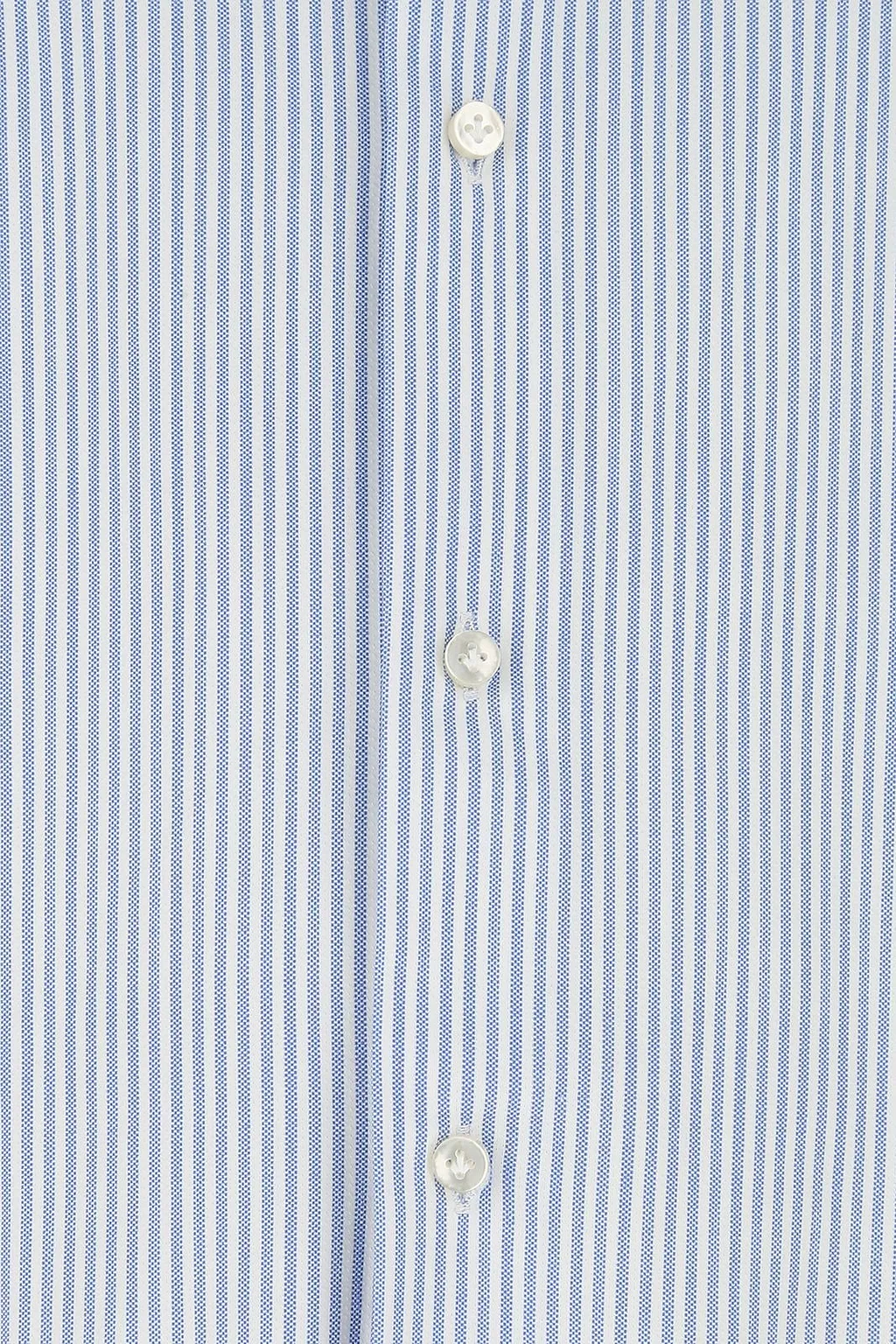 Brian Dales Long Sleeved Striped Buttoned Shirt