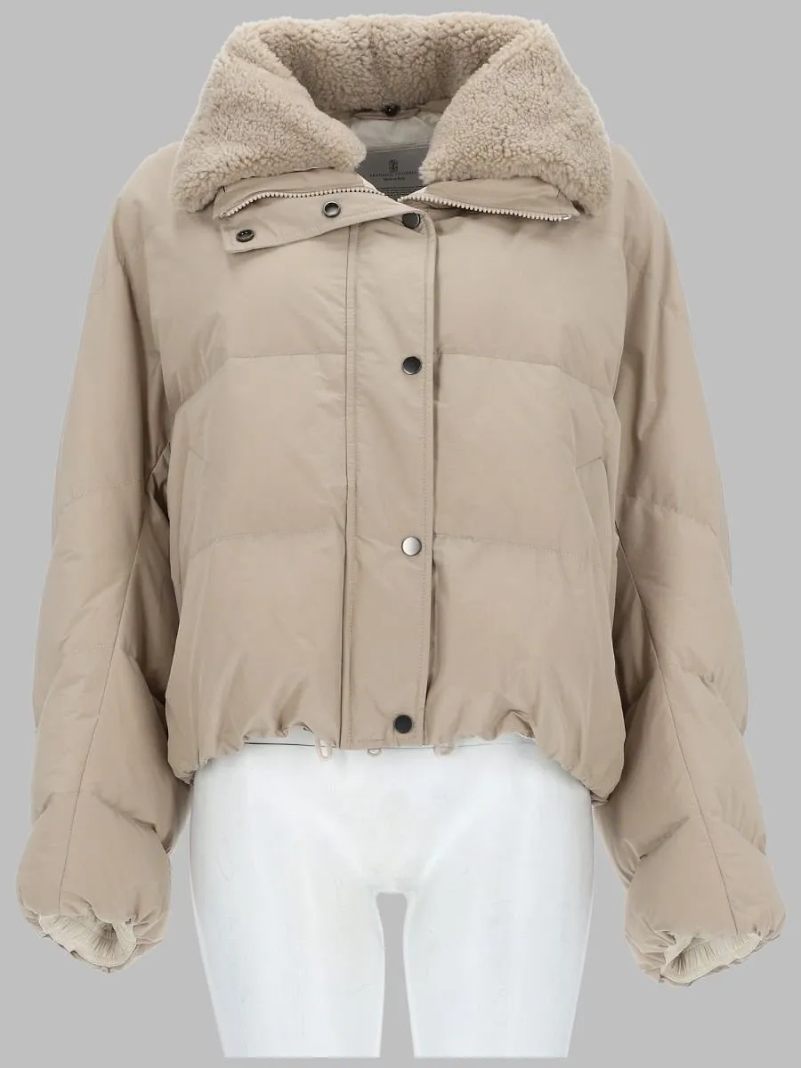 Brunello Cucinelli Cropped Down Jacket