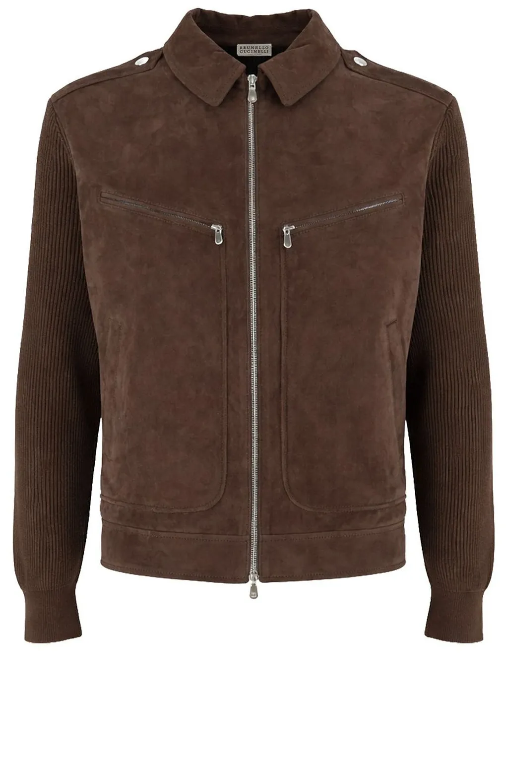Brunello Cucinelli Cropped Zip-Up Jacket