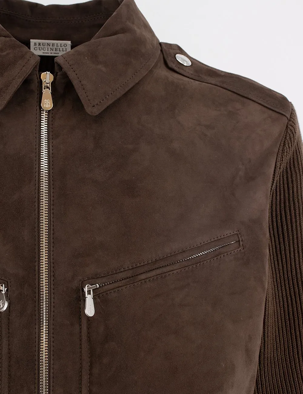 Brunello Cucinelli Cropped Zip-Up Jacket