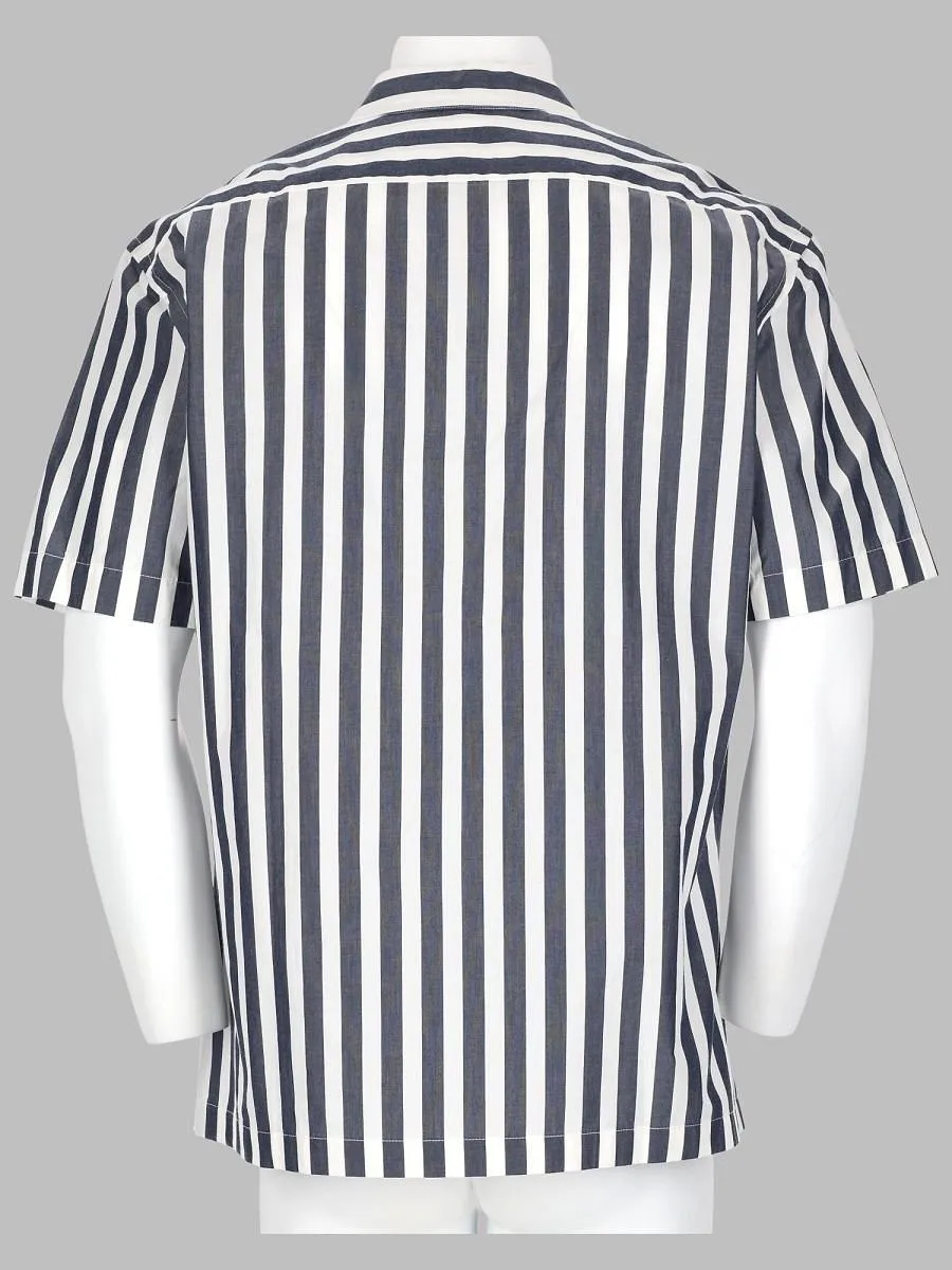 Brian Dales Vertical Stripe Short-Sleeve Shirt