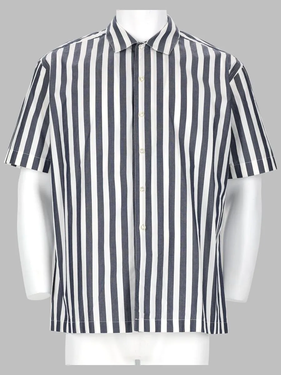 Brian Dales Vertical Stripe Short-Sleeve Shirt