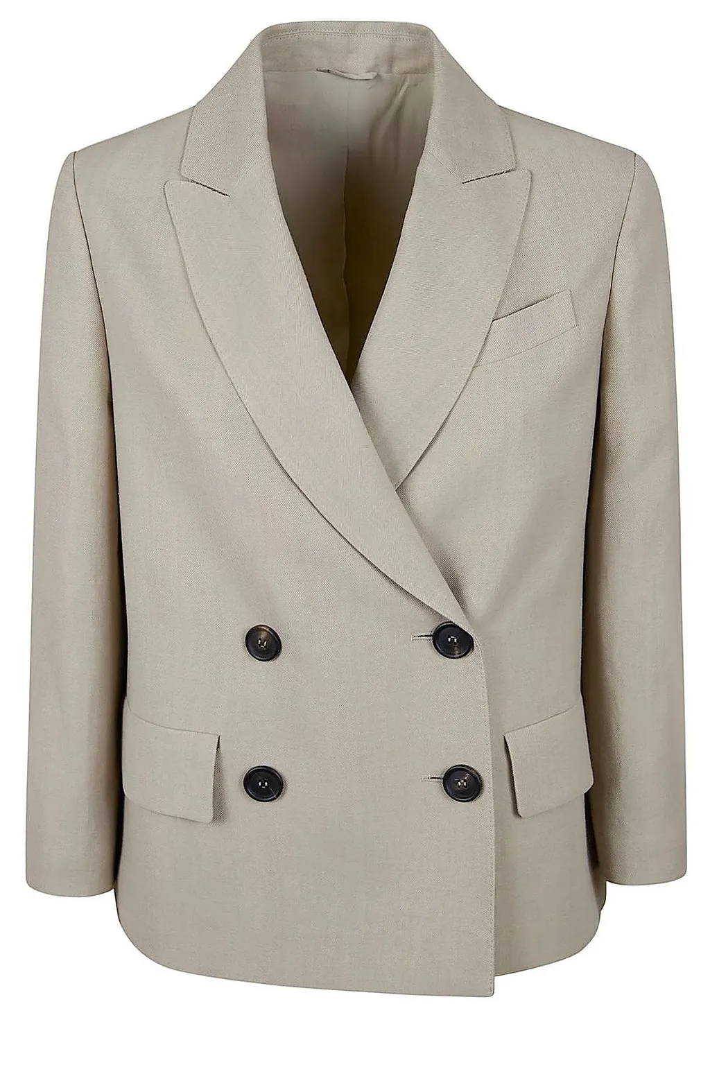 Brunello Cucinelli Double-Breasted Tailored Blazer