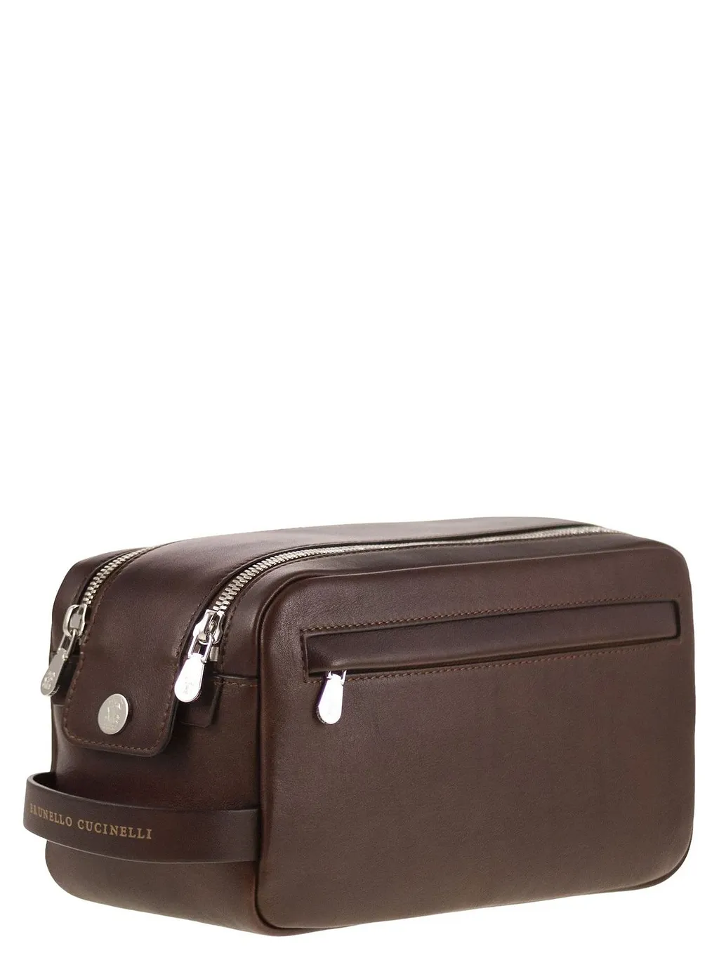 Brunello Cucinelli Double-Zip Beauty Case