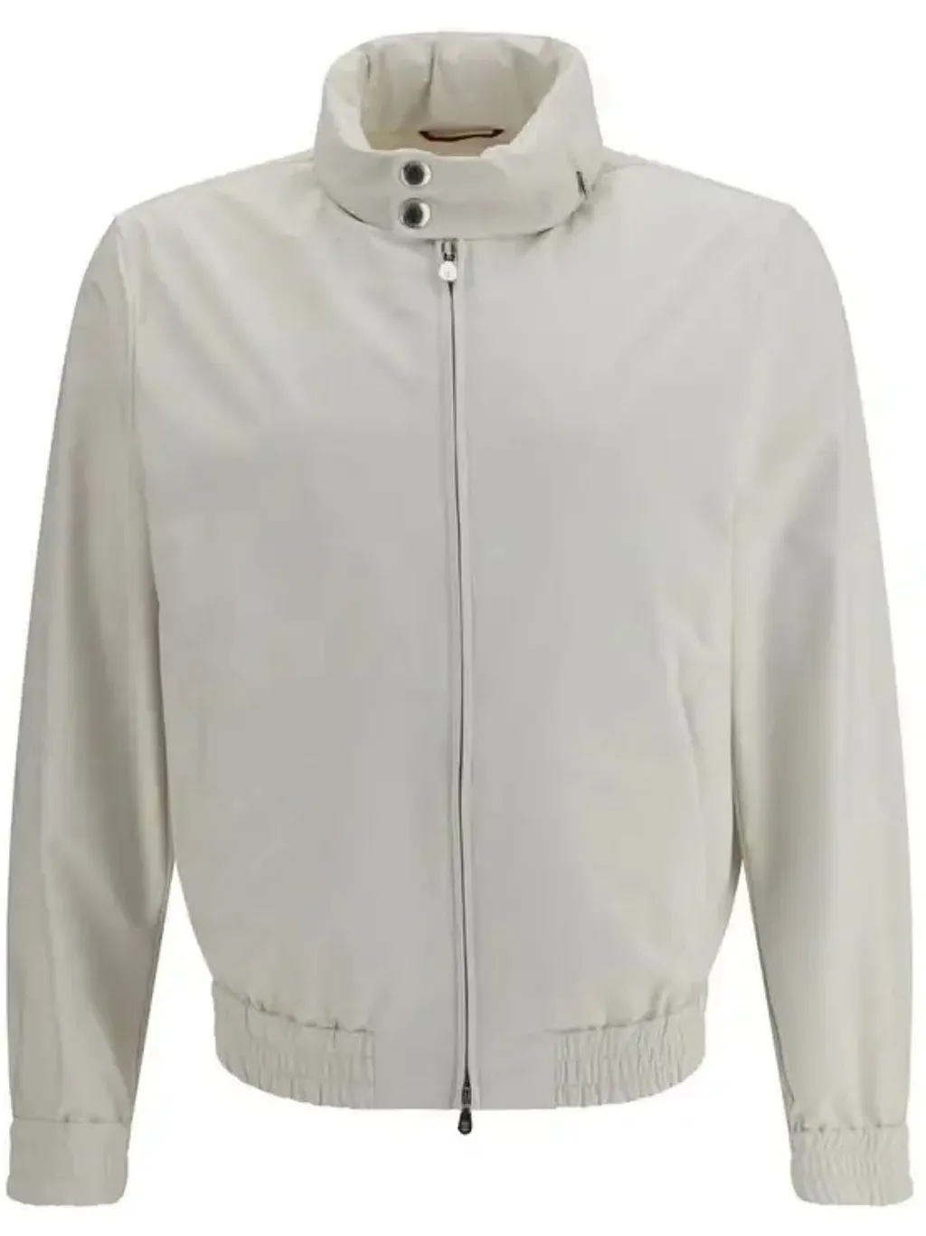 Brunello Cucinelli Elasticated Hem Zipped Bomber Jacket