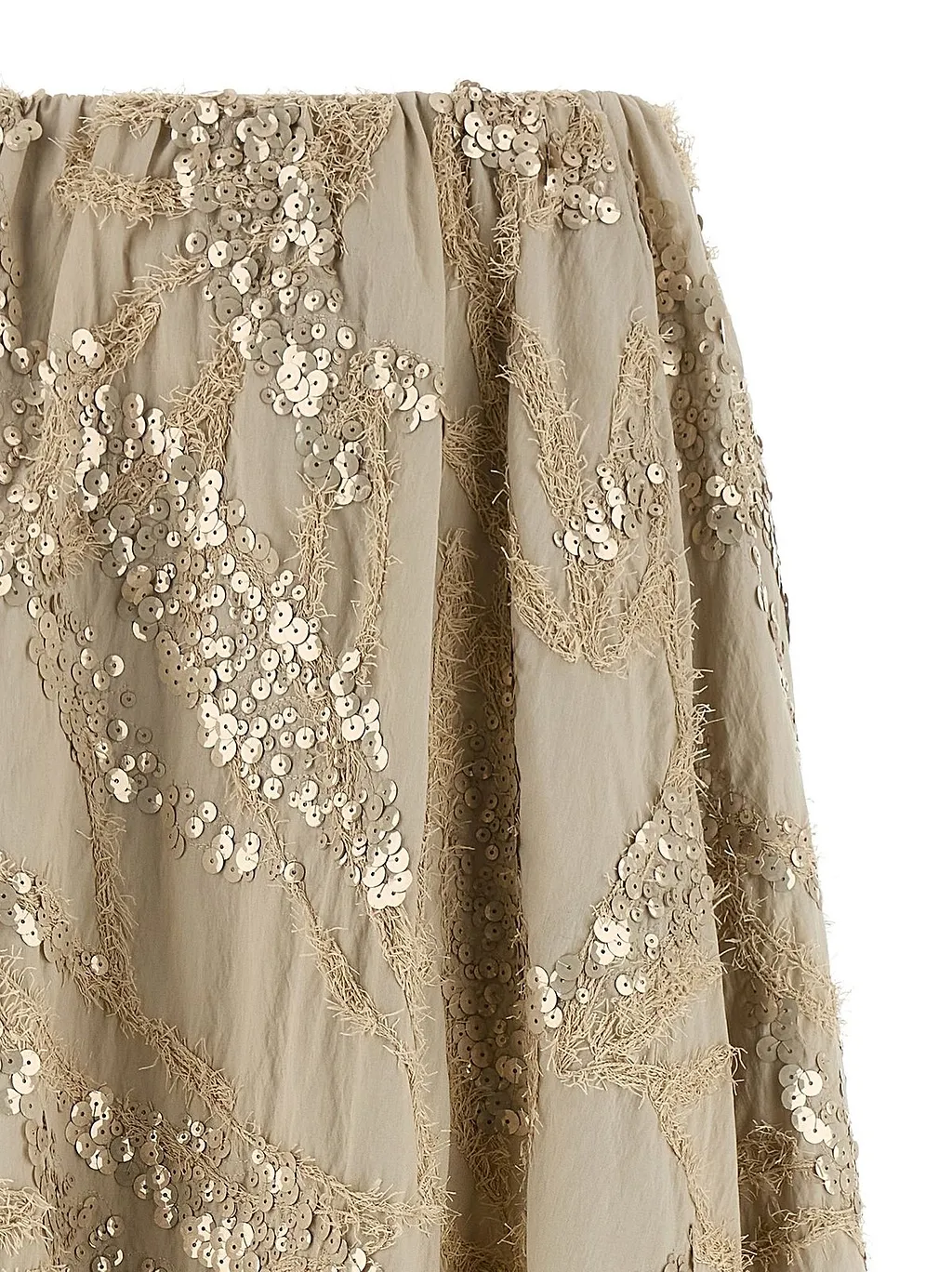Brunello Cucinelli Embellished Embroidered Skirt