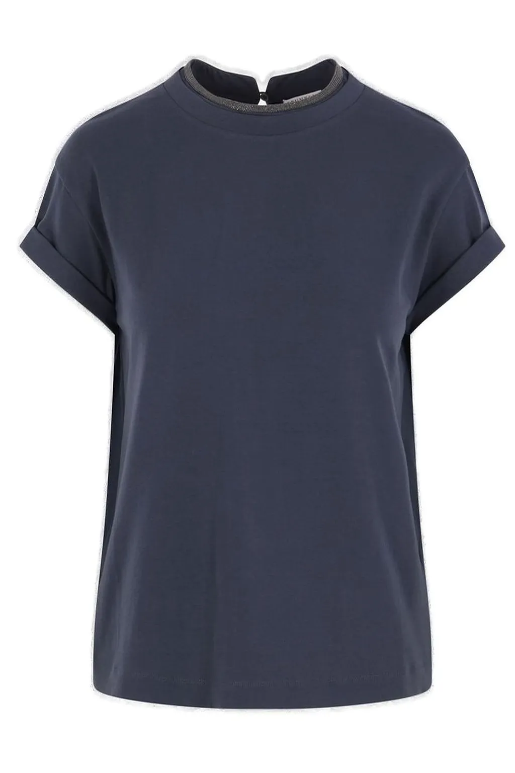 Brunello Cucinelli Embellished Crewneck T-Shirt