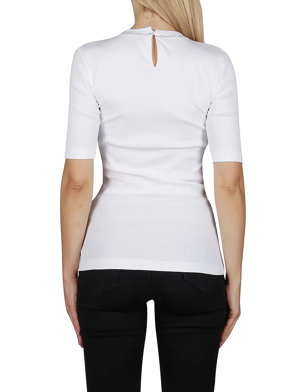 Brunello Cucinelli Embellished Short-Sleeved T-Shirt