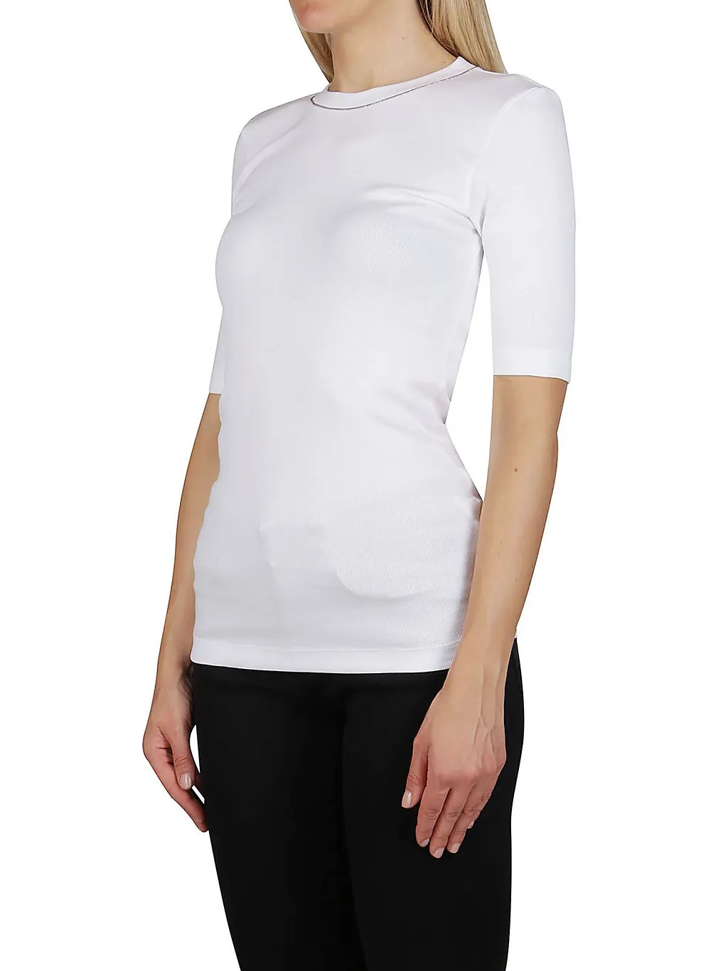 Brunello Cucinelli Embellished Short-Sleeved T-Shirt