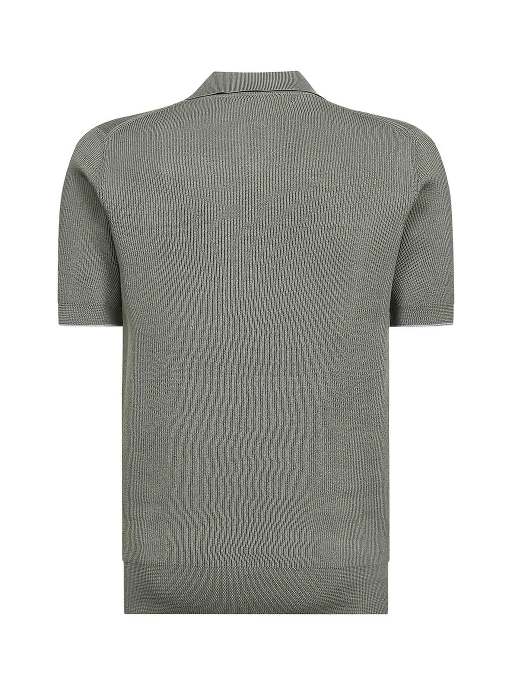 Brunello Cucinelli Fine-Knitted Ribbed Polo Shirt