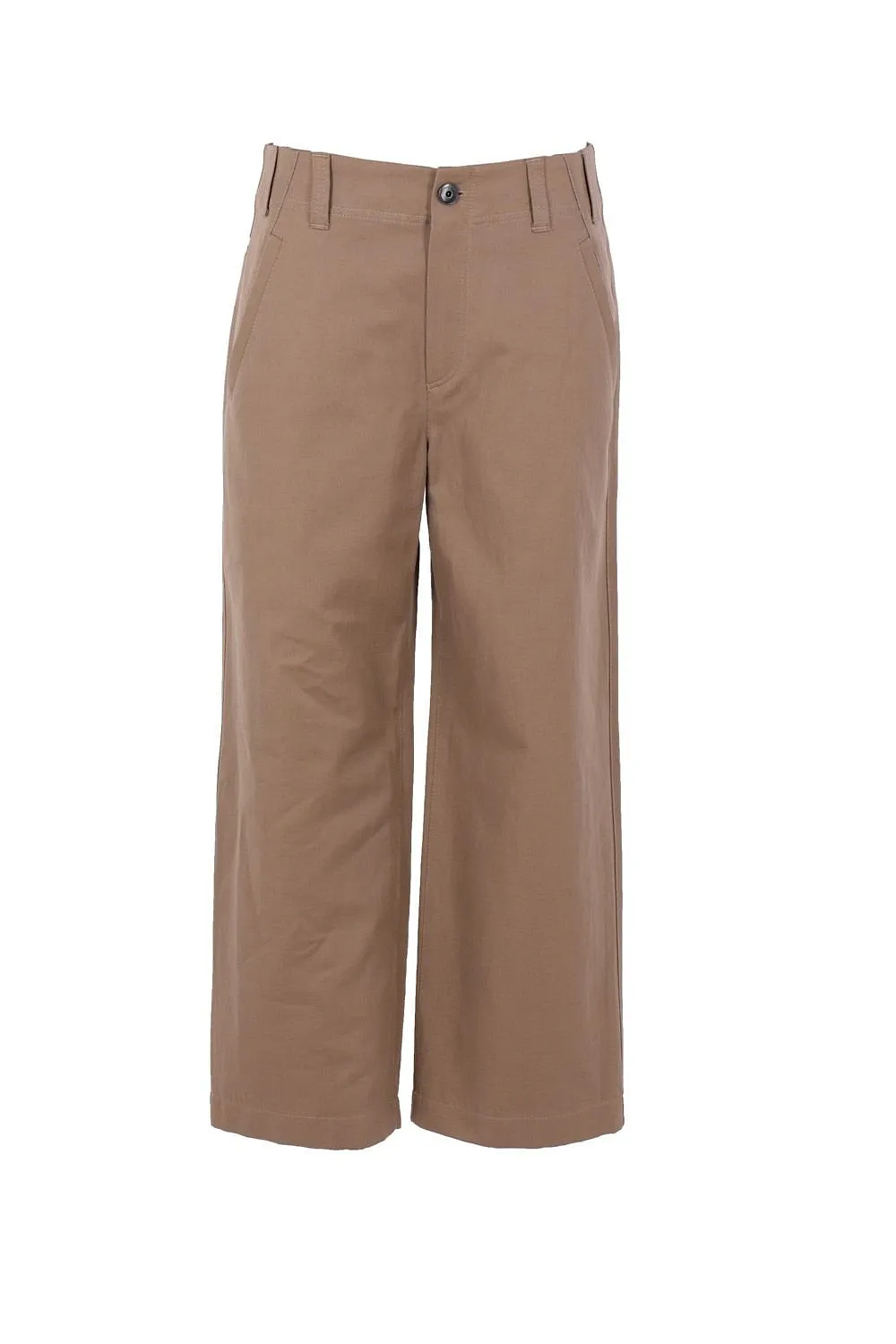 Brunello Cucinelli Gabardine Cropped Chino Trousers