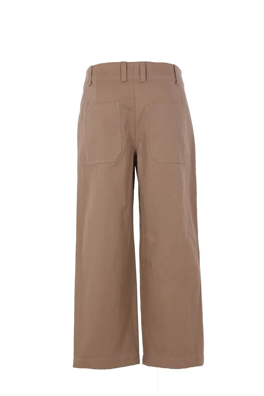Brunello Cucinelli Gabardine Cropped Chino Trousers