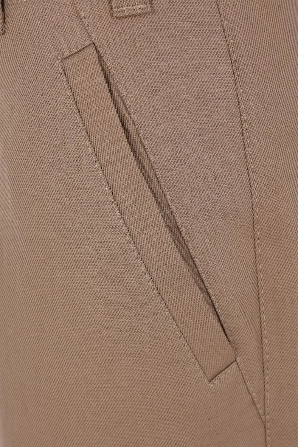 Brunello Cucinelli Gabardine Cropped Chino Trousers