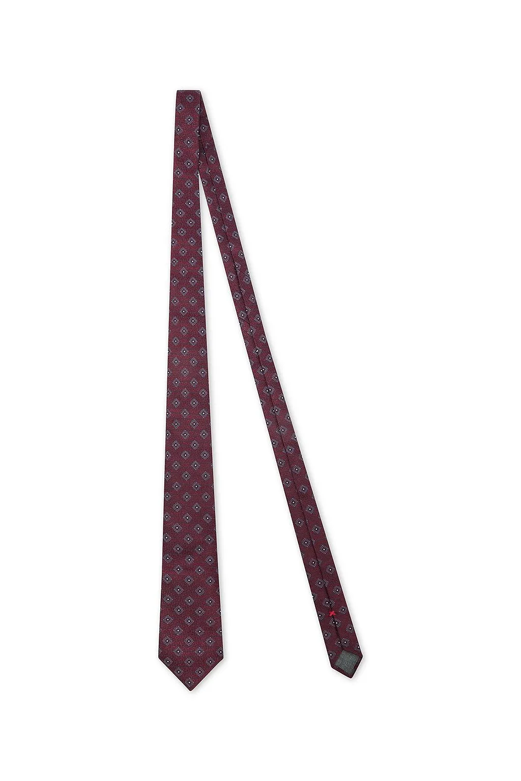 Brunello Cucinelli Geometric Herringbone Tie