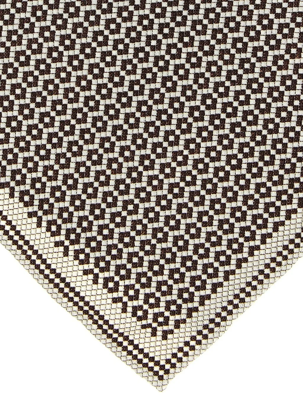 Brunello Cucinelli Geometric Patterned Pocket Square