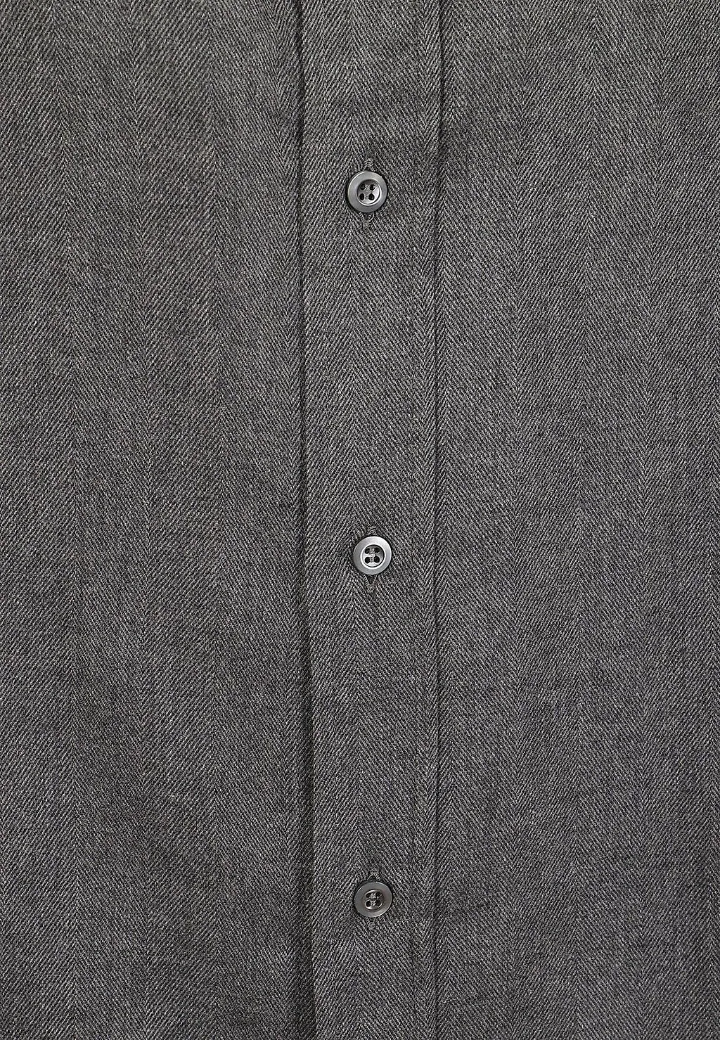 Brunello Cucinelli Herringbone Button-Up Shirt