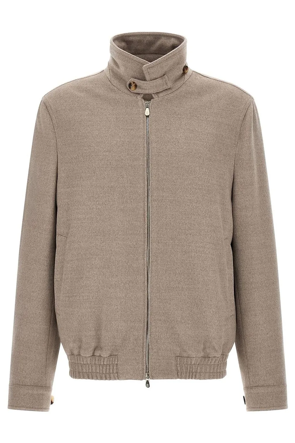 Brunello Cucinelli High Neck Zip-Up Jacket