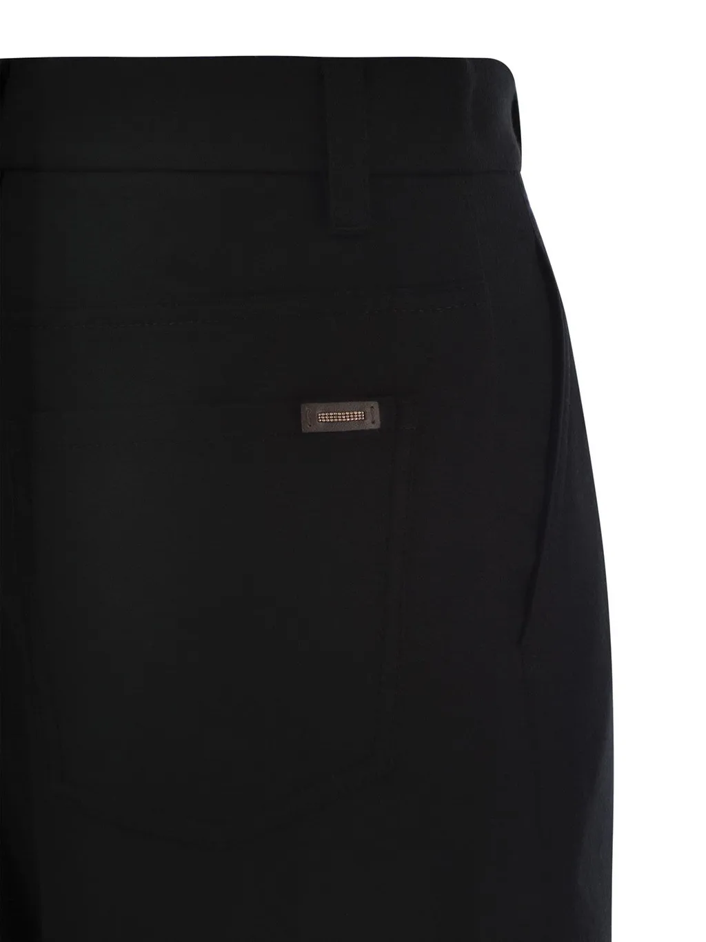 Brunello Cucinelli High-Waist Wide-Leg Trousers