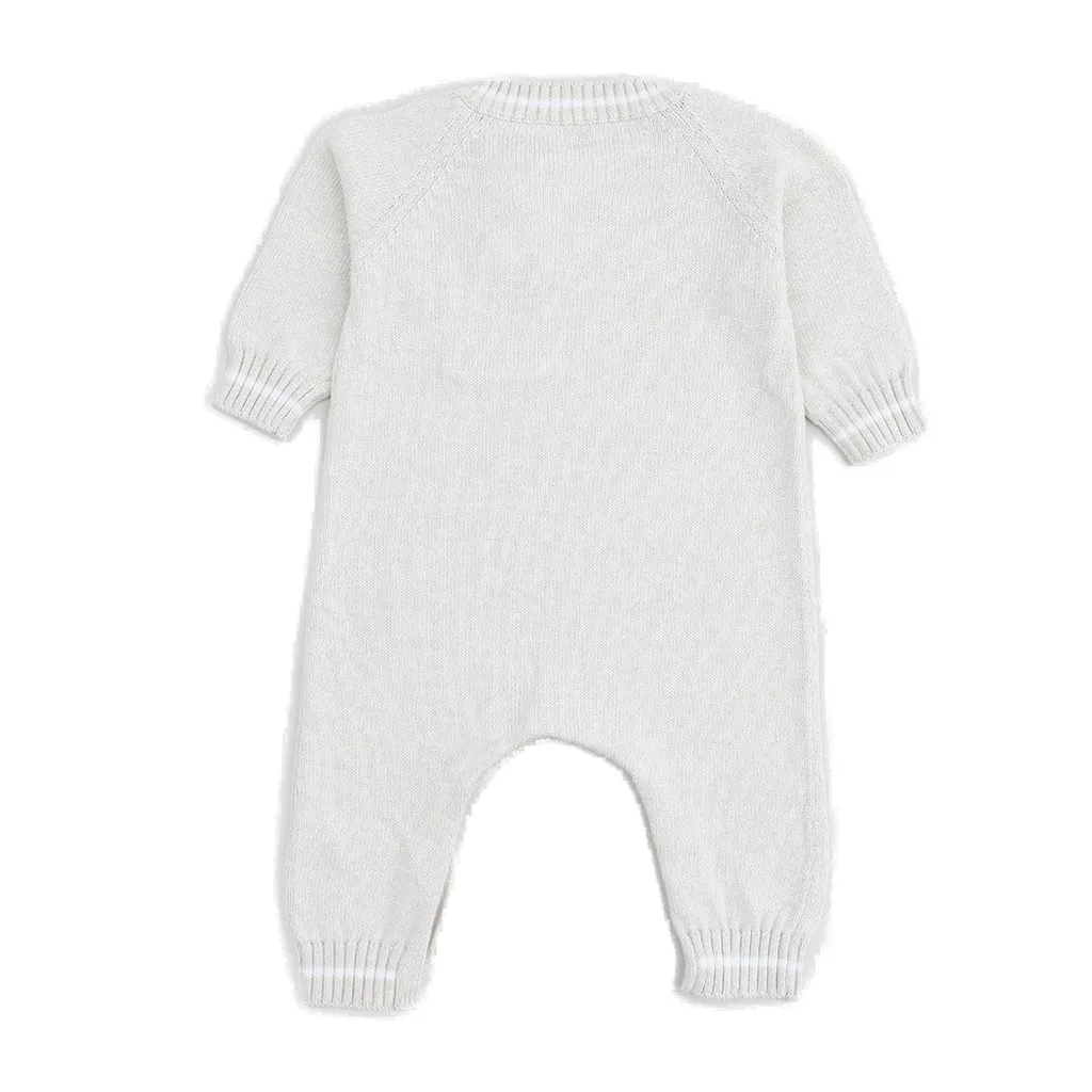 Brunello Cucinelli Kids Stripe Detailed Romper