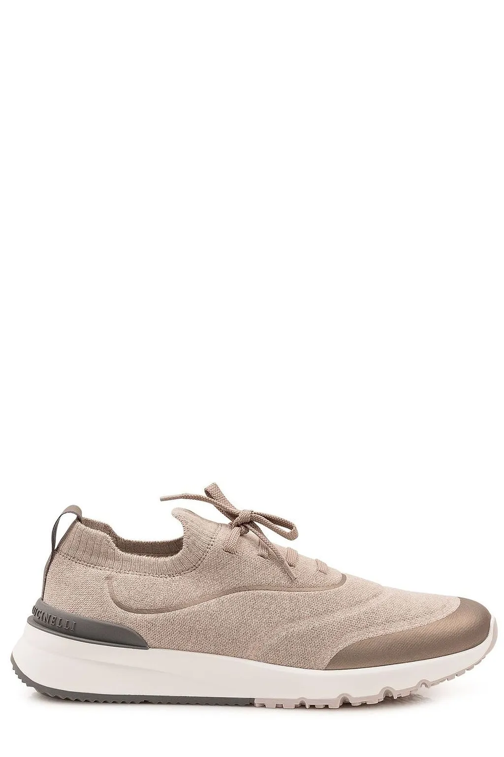 Brunello Cucinelli Knit Panel Low-Top Sneakers