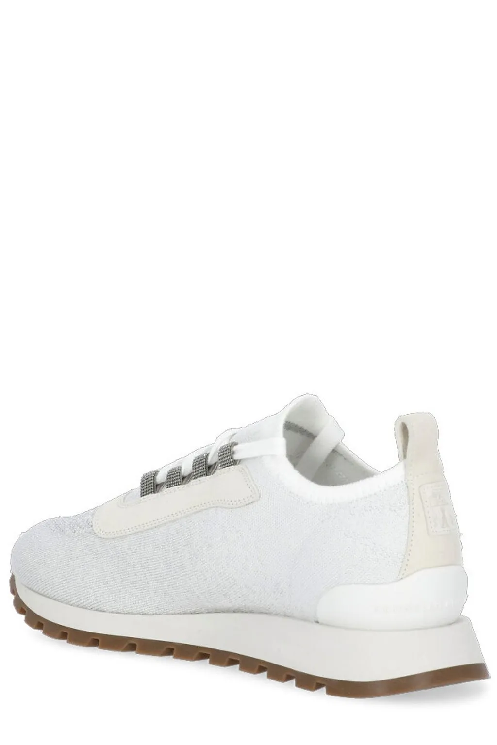 Brunello Cucinelli Knitted Lace-Up Sneakers