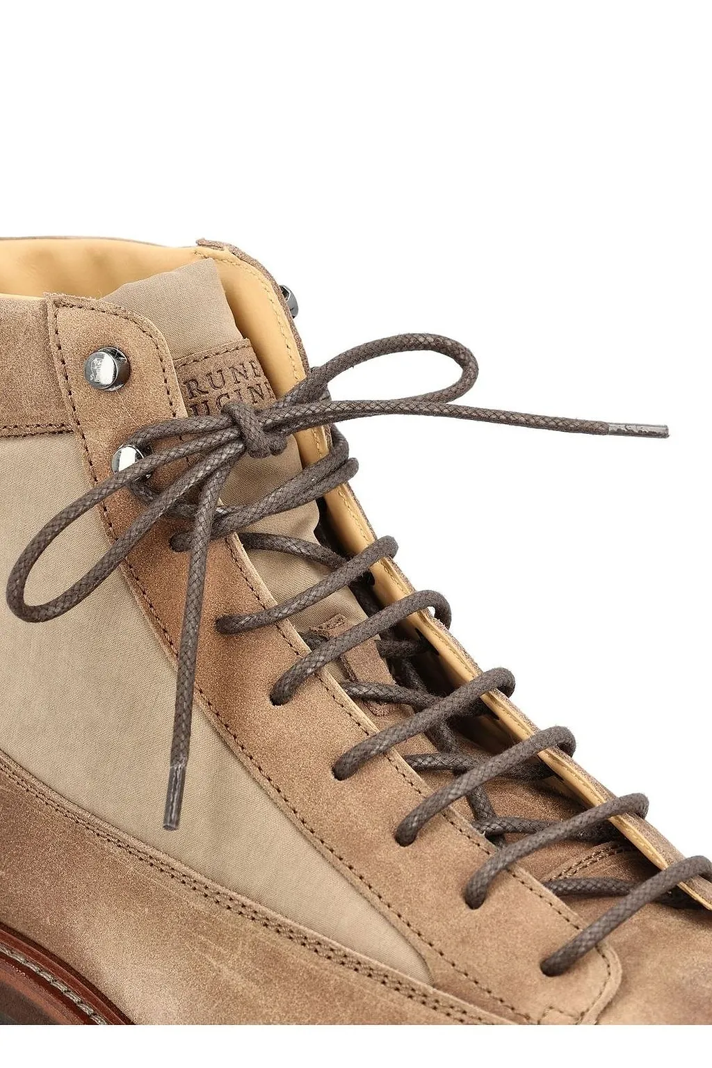 Brunello Cucinelli Lace-Up Ankle Boots