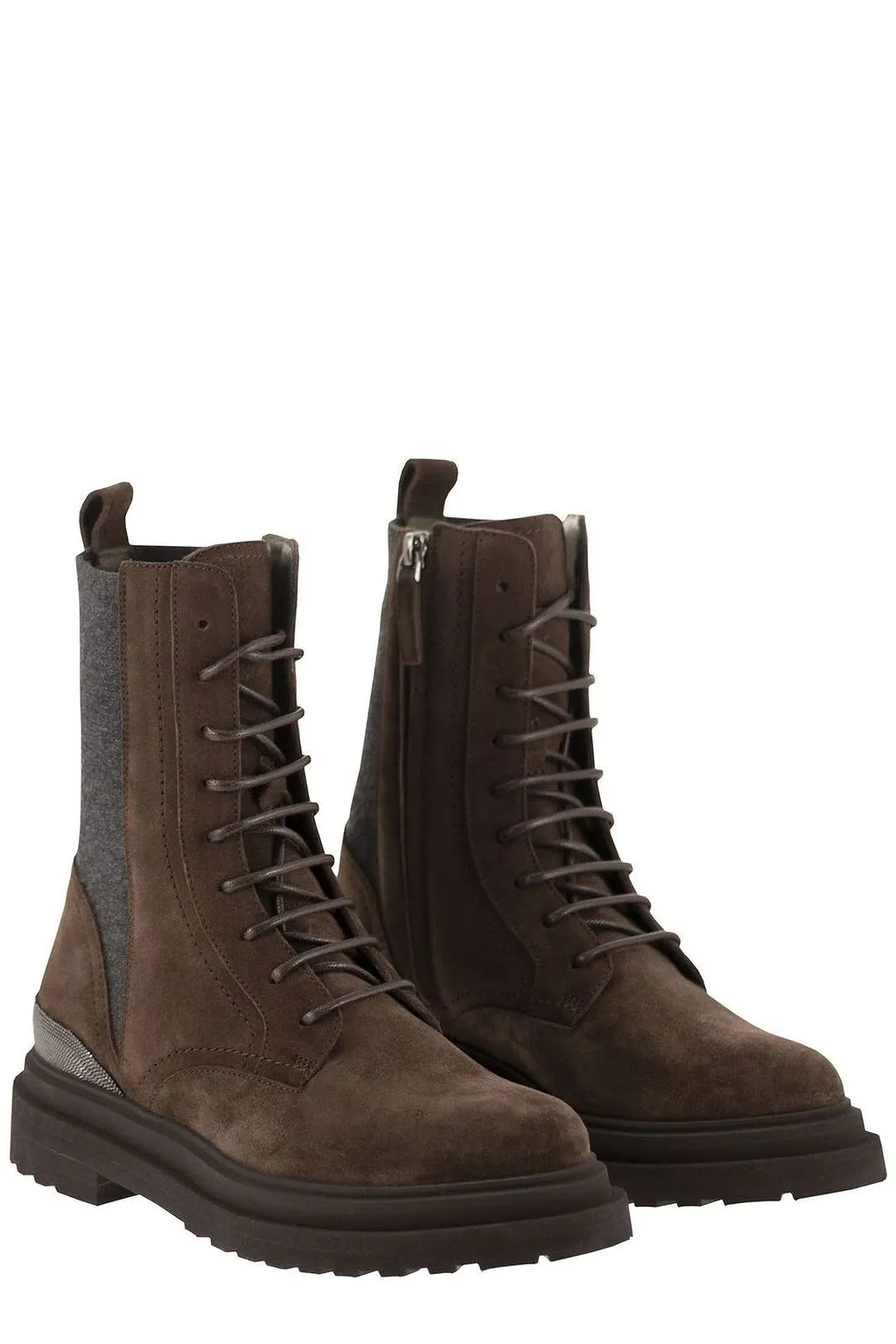 Brunello Cucinelli Lace-Up Boots