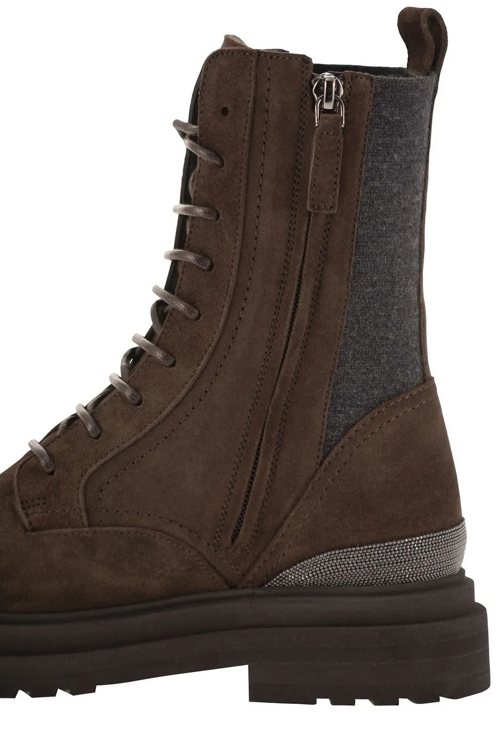 Brunello Cucinelli Lace-Up Boots