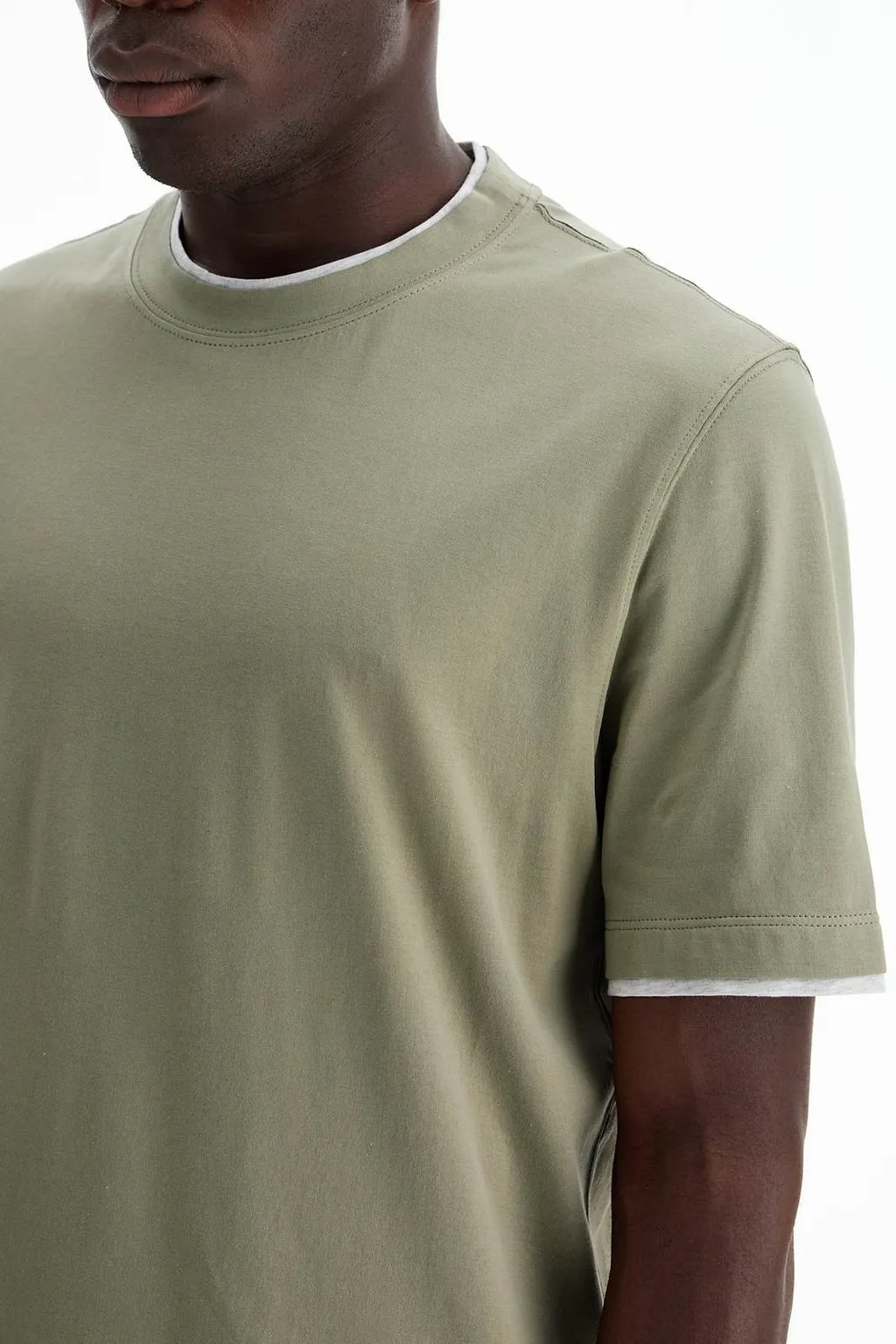 Brunello Cucinelli Layered-Effect Crewneck T-Shirt