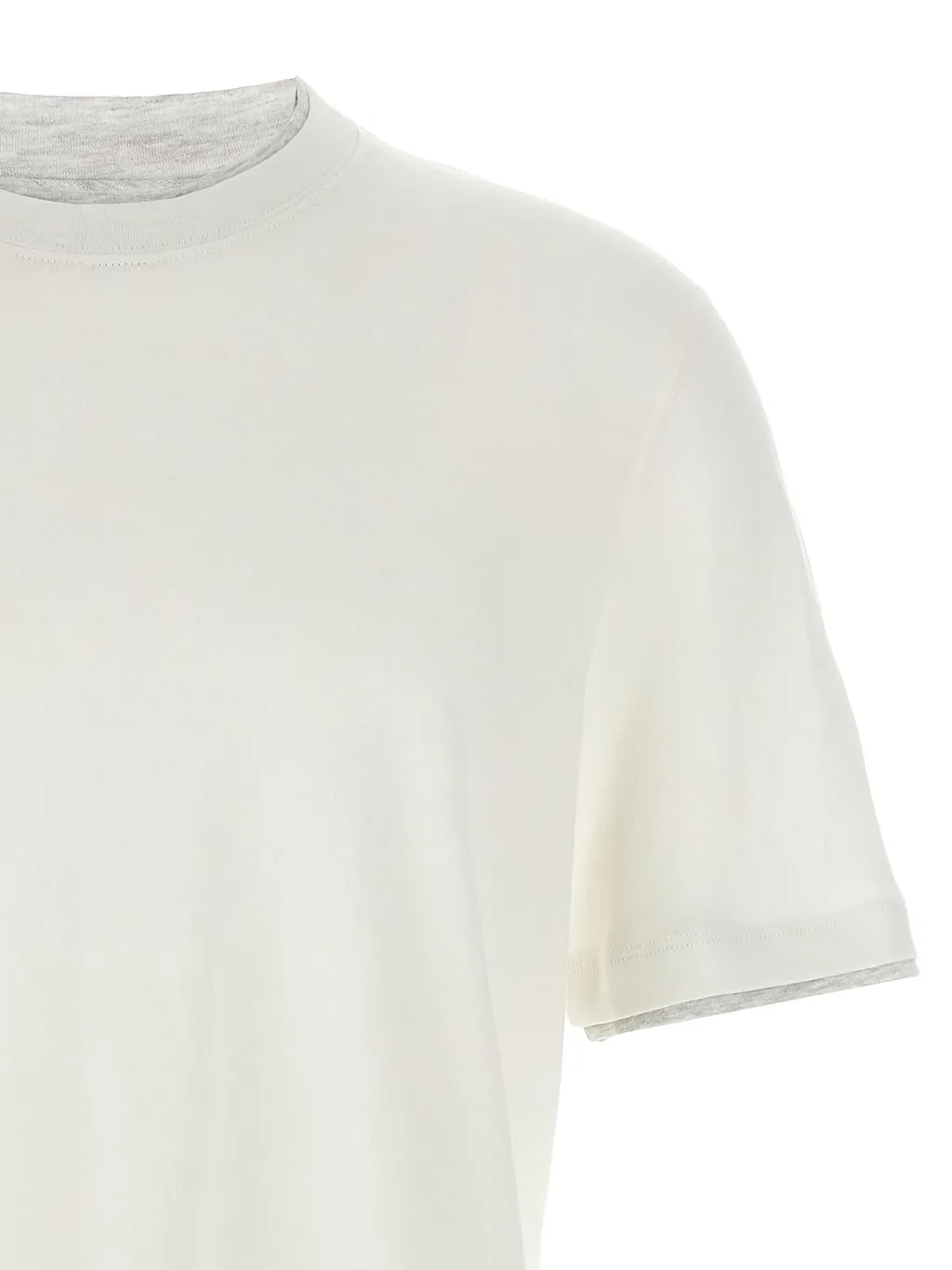 Brunello Cucinelli Layered Effect Crewneck T-Shirt