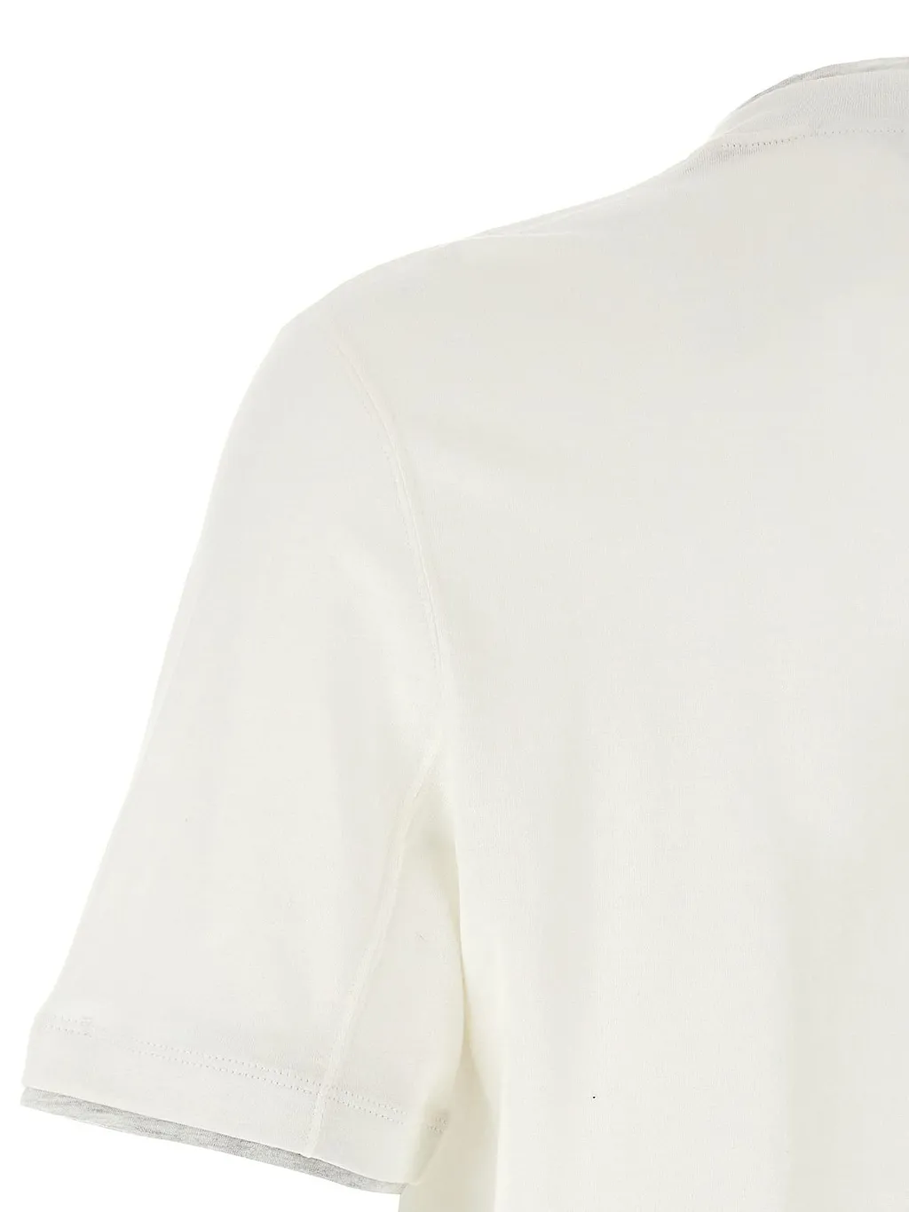 Brunello Cucinelli Layered Effect Crewneck T-Shirt